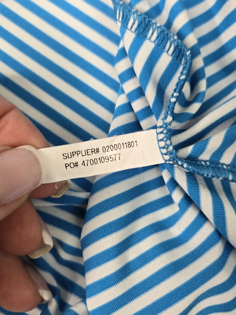RLX Ralph Lauren Men's XL Blue & White Striped Golf Polo Shirt